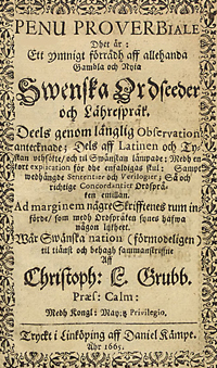 0. Penu proverbiale 1665